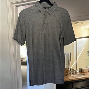 Men's Gray Polo Shirt